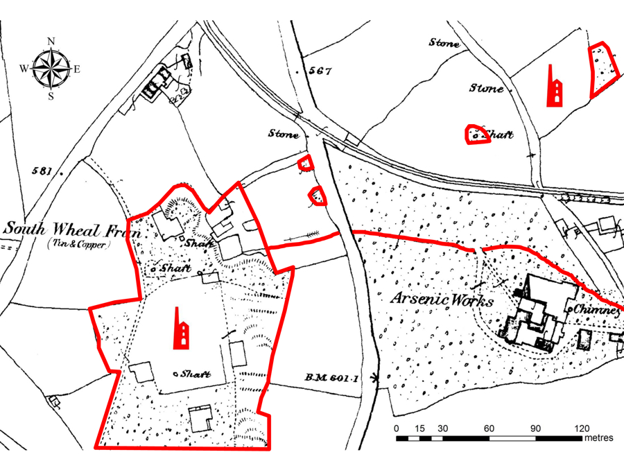 Mining Map Roche Cornwall Using historic and modern mapping to identify Attributes of Outstanding ...